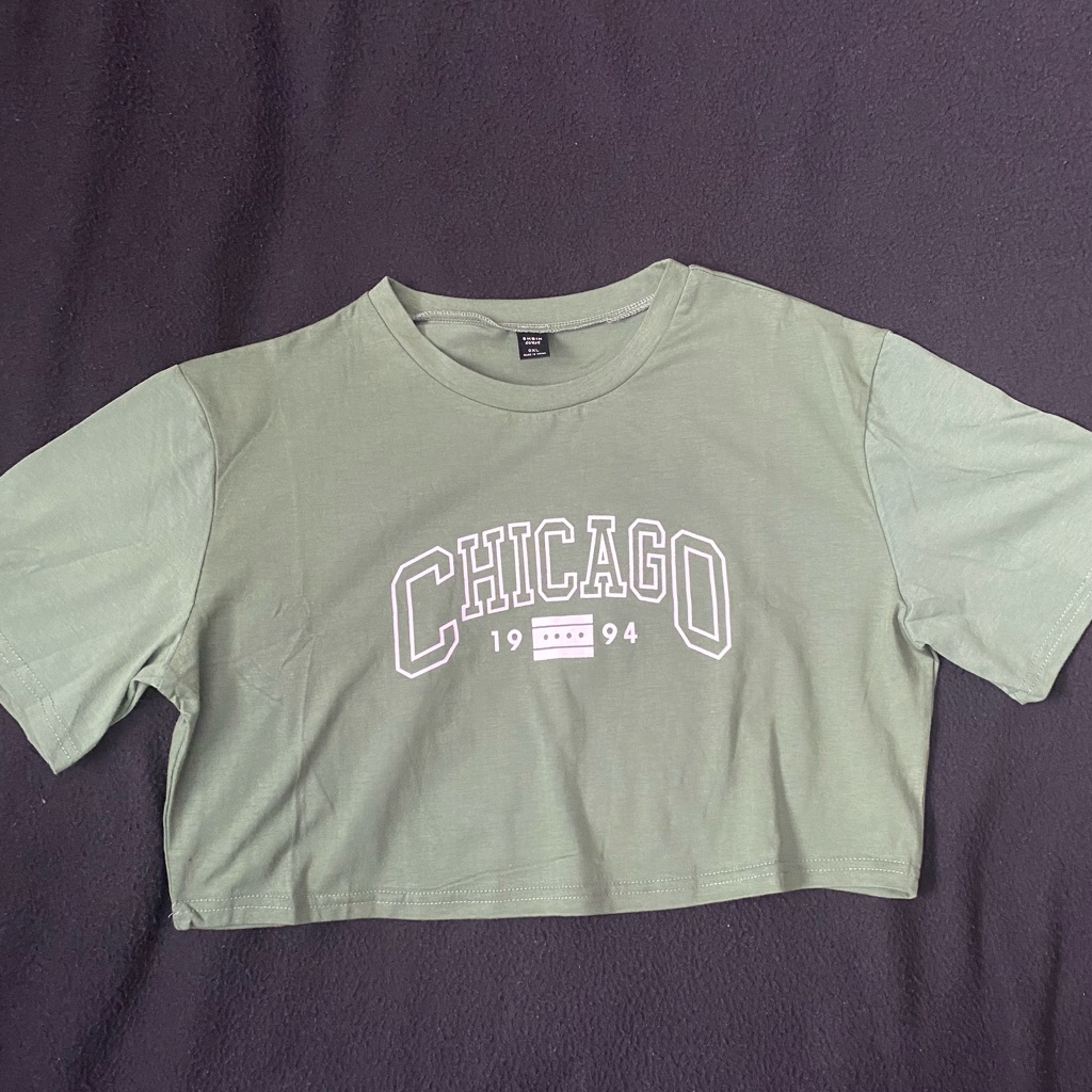 Shein Chicago Crop Top